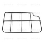 P2852 - GRIGLIA PITTINO 2F J.INOX 445X270