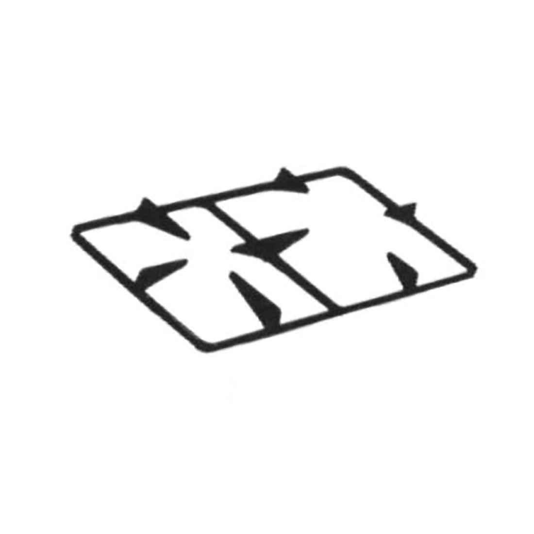 P3253.jpg GRIGLIE PIATTINA 2F. LOFRA 426X232 - P3253 - immagine 1