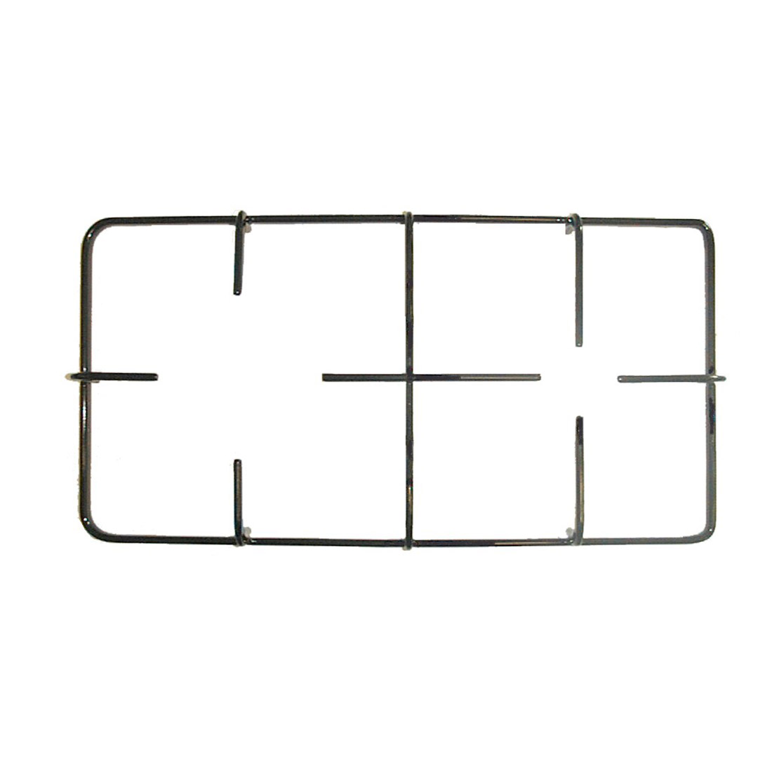 P3261.jpg GRIGLIE PIATTINA 2F. 424X220 NERA H.45 - P3261 - immagine 1