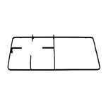 GRIGLIA PIATTINA 1F. + P. 458X229 - P4755 - immagine 2