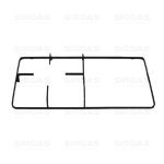 P4755 - GRIGLIA PIATTINA 1F. + P. 458X229
