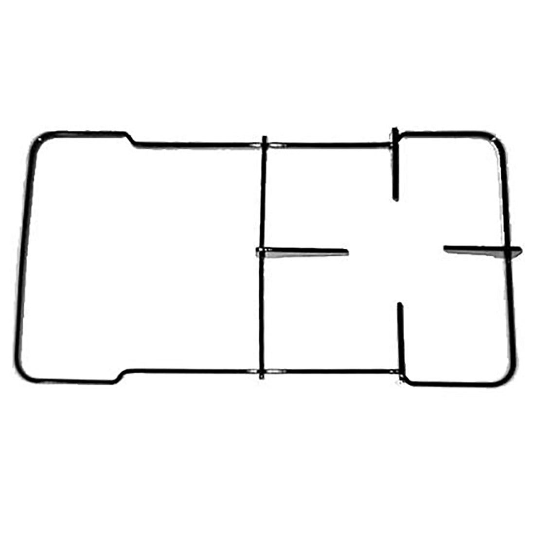 P5377.jpg GRIGLIA PIATTINA 1F. + P. 451X240 NERA - P5377 - immagine 1