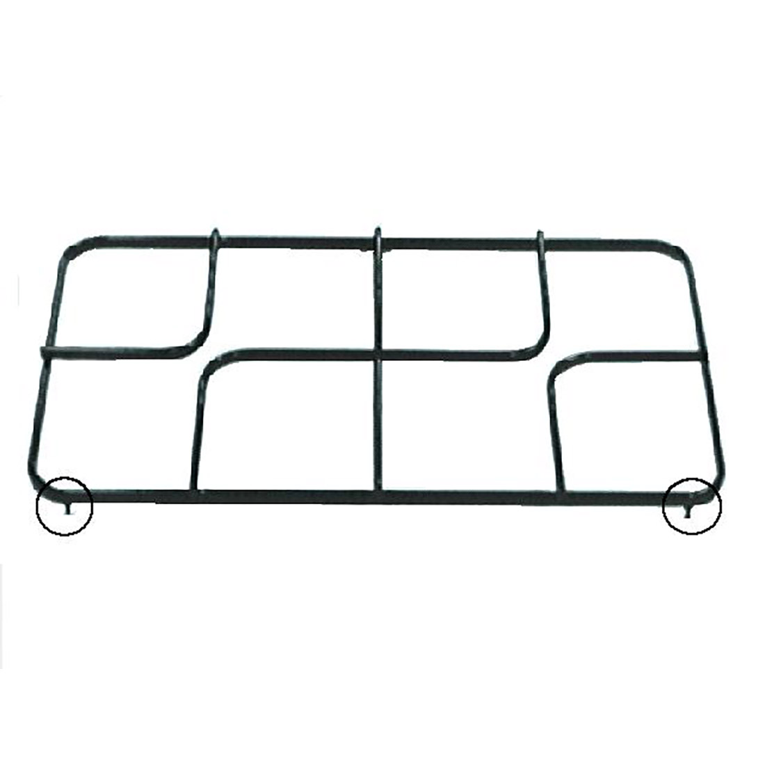 P5460.jpg GRIGLIE PIATTINA 2F.2P.406X240 - P5460 - immagine 1