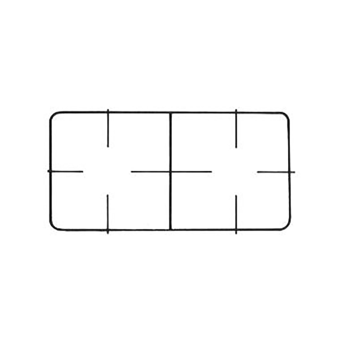 P6271.jpg GRIGLIE PIATTINA 2F.437X260 - P6271 - immagine 1