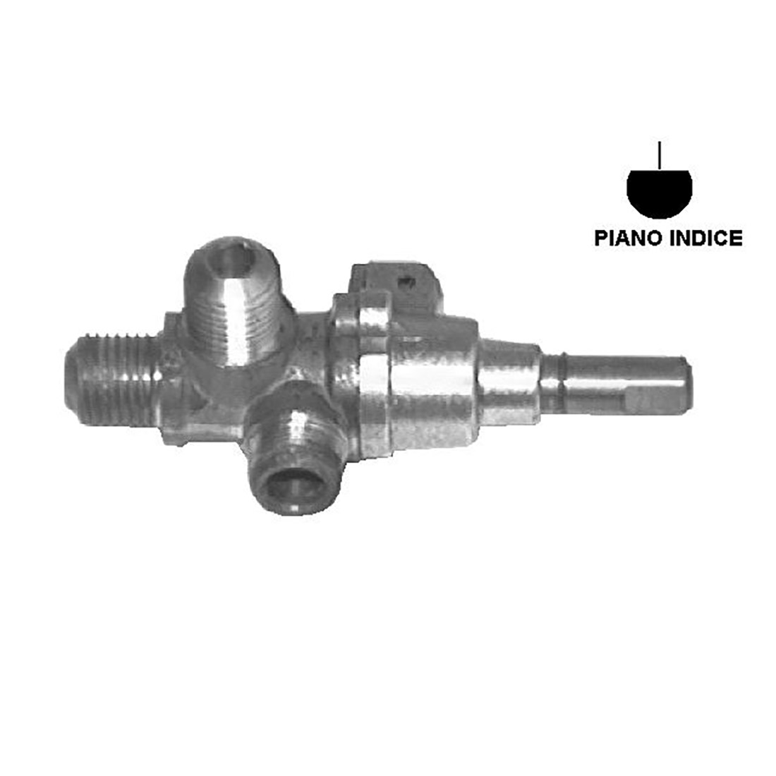 R0207.jpg RUBINETTO GAS TIPO ARISTON 2 VIE - R0207 - immagine 1