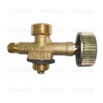 R1415 - RUBINETTO GPL ORRIZONTALE ATTACCO CAMPING 16X1