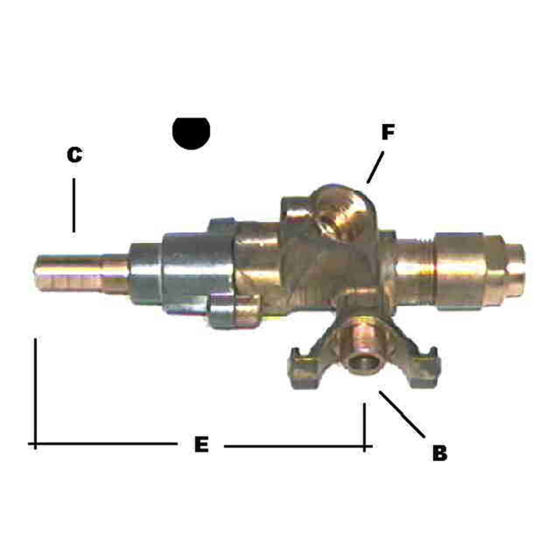 R2110.jpg RUBINETTO GAS TIPO GLEMGAS VAL - R2110 - immagine 1