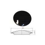 PIATTELLO SMALTATO LUCIDO SEMIRAPIDO PER FRANKE B1523 - S1510 - immagine 3