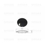 S1511 - PIATTELLO SMALTATO LUCIDO AUSILIARIO PER FRANKE B1524