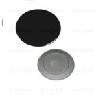 S2724 - PIATTELLO TIPO INDESIT/ARISTON  SR. NERO LUCIDO - Per B2715 C00299220