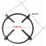 GRIGLIA GHISA 1 F. DIA. 21 - G2518 - immagine 4