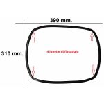 A0854 - GUARNIZIONE FORNO ELBA mm. 1400  4  LUNETTE 31X39X2