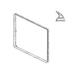 A3250 - GUARNIZIONI FORNO X LOFRA Mm.1650 4 LUNE