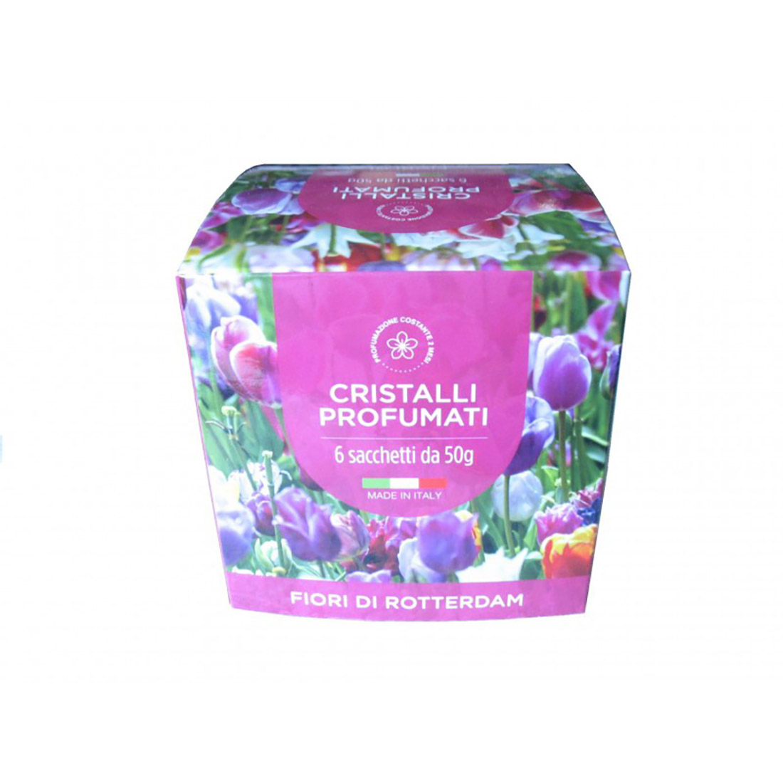 af0248.jpg CONFEZIONE CRISTALLI PROFUMATI GR.300 - FIORI DI ROTTERDAM - AF0248 - immagine 1