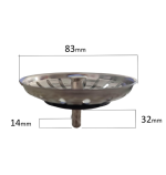 00400 - CESTELLO Ø 83 mm  INOX - immagine 2