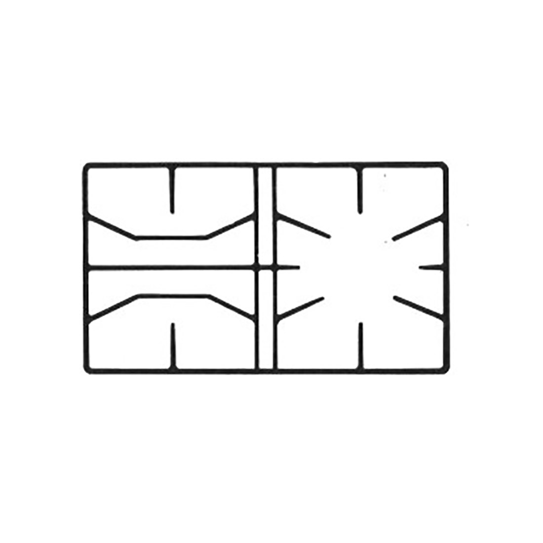 g0105.jpg GRIGLIA GHISA X AREILOS 2F. - G0105 - immagine 1