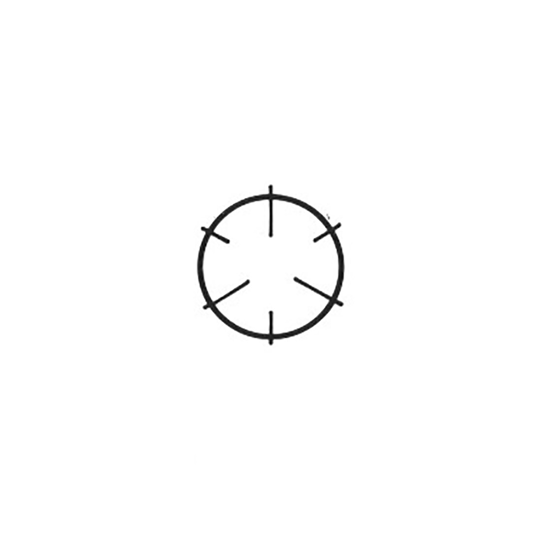 g0801.jpg GRIGLIA GHISA X ELBA TONDA - G0801 - immagine 1