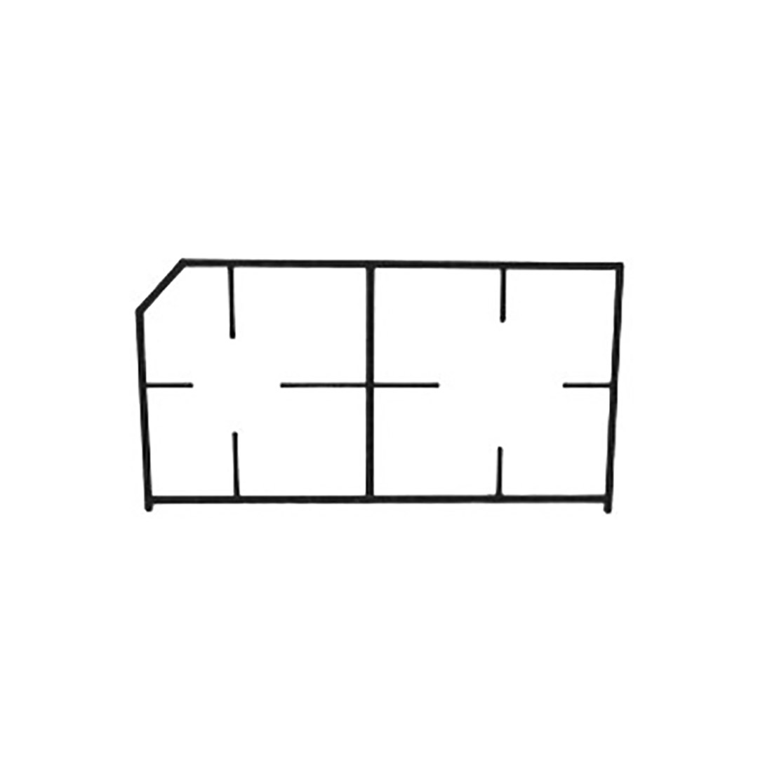 g1011.jpg GRIGLIA GHISA X FARGAS 2F. - G1011 - immagine 1