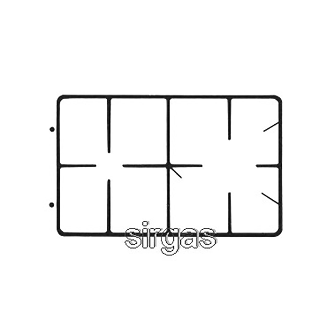 g1014.jpg GRIGLIA GHISA X FARGAS 2F. - G1014 - immagine 1