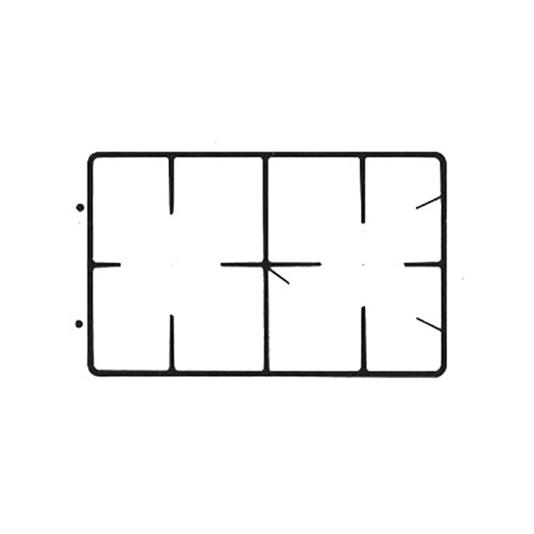 g1015.jpg GRIGLIA GHISA X FARGAS 2F. - G1015 - immagine 1