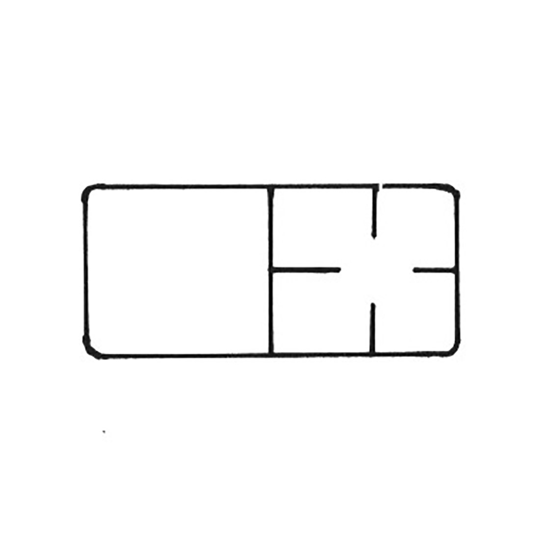 g1502.jpg GRIGLIA GHISA X FRANKE 1F. + P. - G1502 - immagine 1