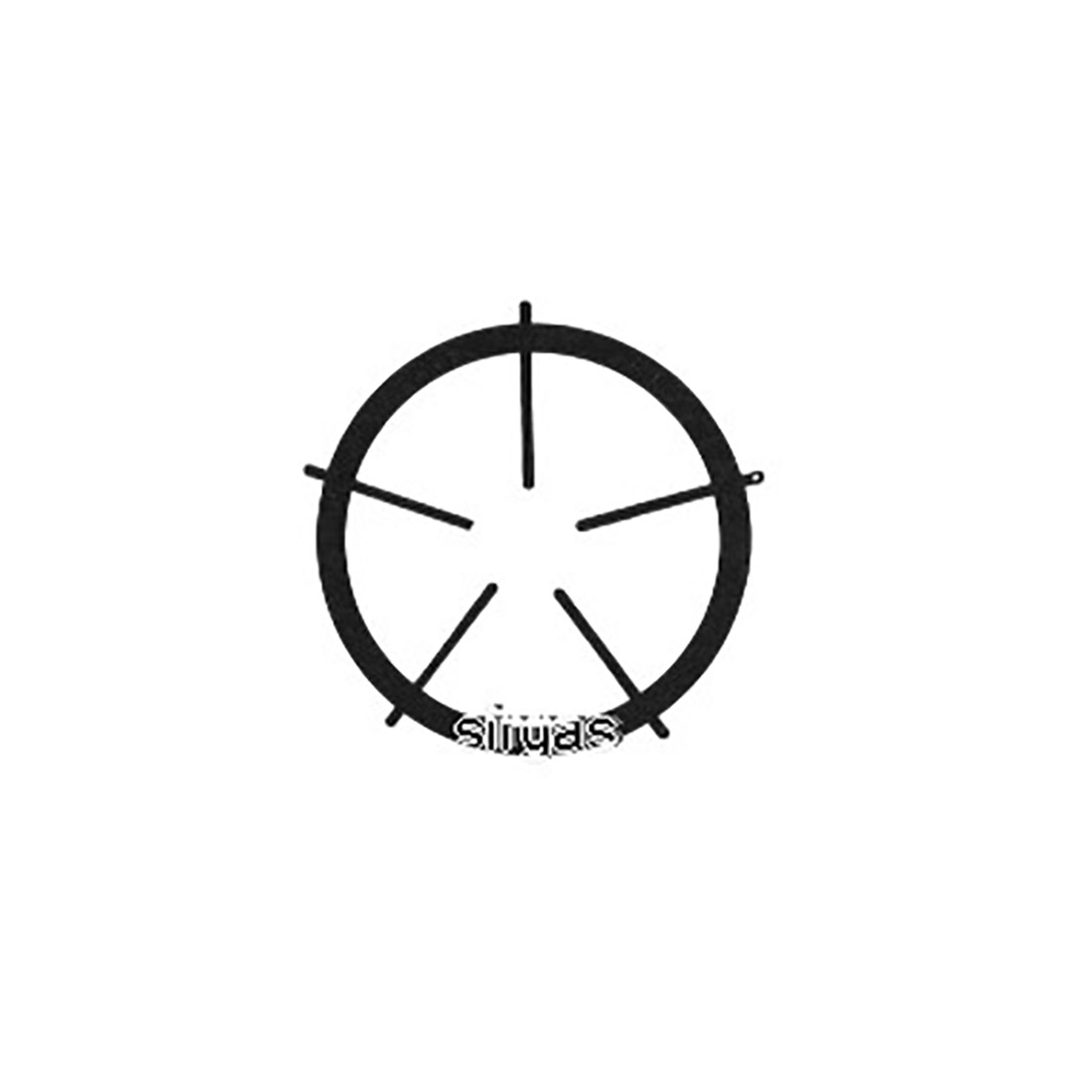 g1704.jpg GRIGLIA GHISA X GASFIRE TONDA - G1704 - immagine 1