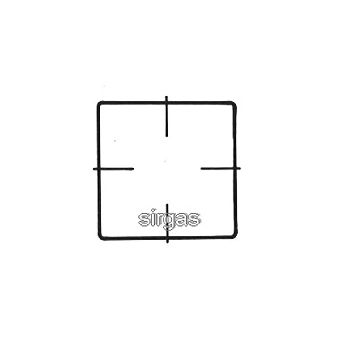 g1707.jpg GRIGLIA IN GHISA X GASFIRE 1F. - G1707 - immagine 1