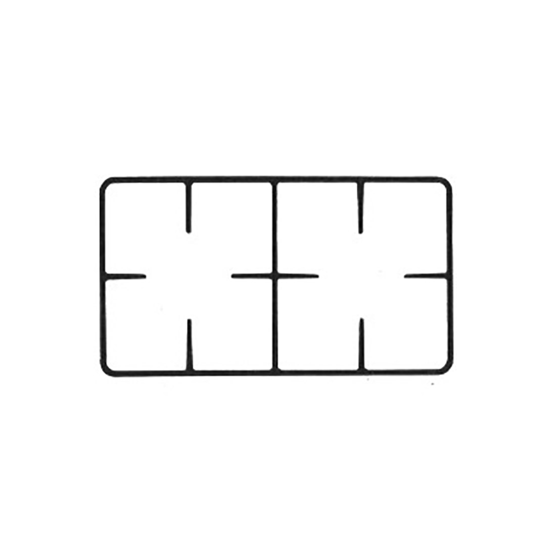 g1713.jpg GRIGLIA IN GHISA X GASFIRE 2F. - G1713 - immagine 1