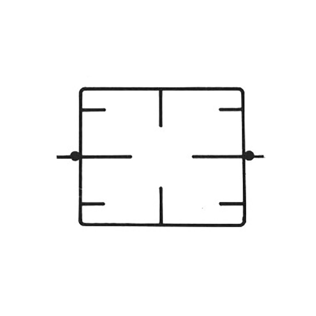 g2102.jpg GRIGLIA GHISA X GLEM GAS 1F. - G2102 - immagine 1
