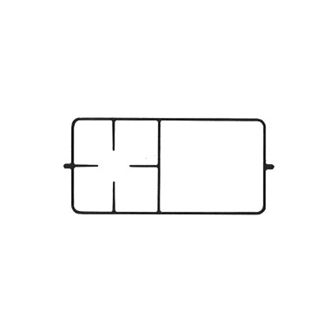 g2114.jpg GRIGLIA GHISA X GLEM GAS 1F. + P. - G2114 - immagine 1