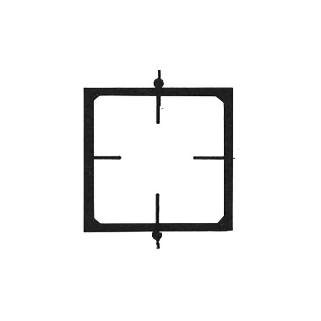 g2707.jpg GRIGLIA GHISA X INDESIT 1F. - G2707 - immagine 1