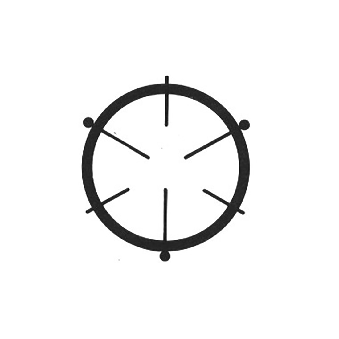 g4002.jpg GRIGLIA GHISA ONOFRI TONDA - G4002 - immagine 1