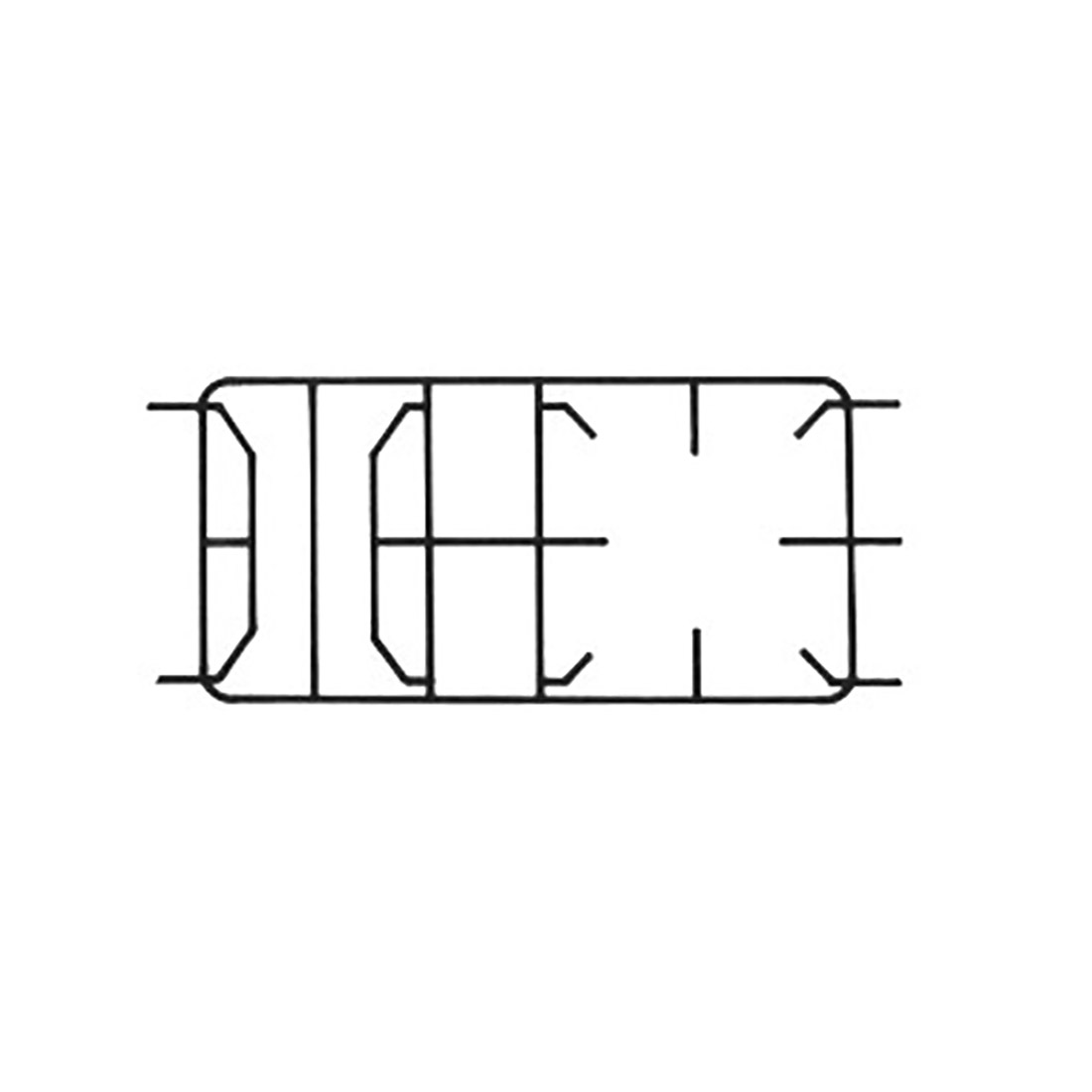 g4108.jpg GRIGLIA GHISA X OSVA 1F. + P. - G4108 - immagine 1