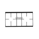 GRIGLIA GHISA REX-NAONIS 2F. - G4407 - immagine 2