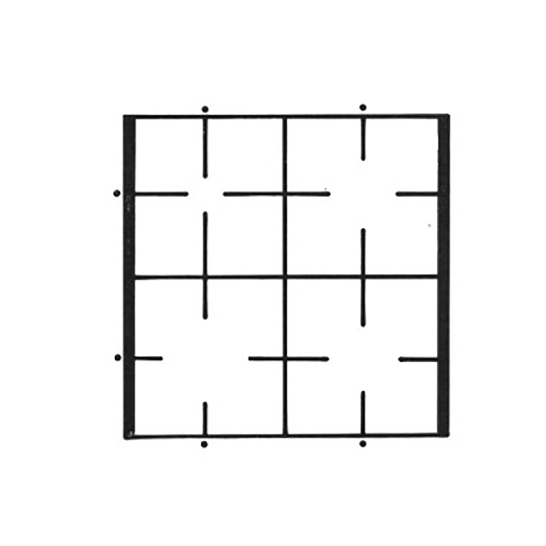 g4424.jpg GRIGLIA IN GHISA REX-NAONIS 4F. - G4424 - immagine 1