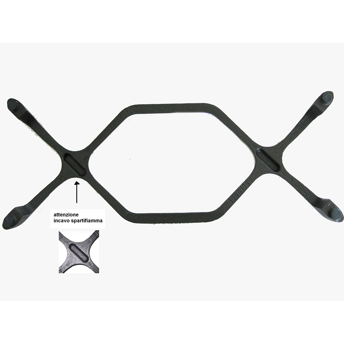 g4427.jpg GRIGLIA IN GHISA 2 F. 380X155 DX ALFA - G4427 - immagine 1