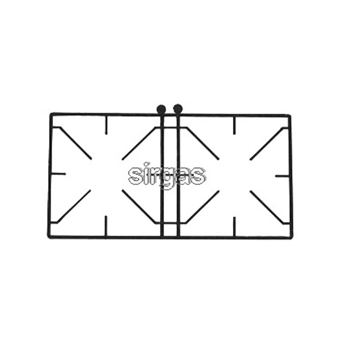 g5314.jpg GRIGLIA IN GHISA X SMEG 2F. - G5314 - immagine 1