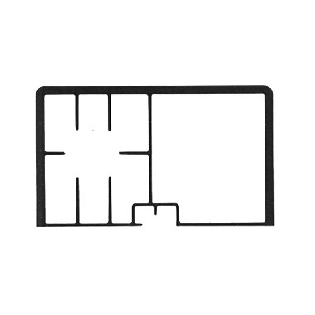 g5404.jpg GRIGLIA GHISA X SOVRANA 1F. + P. - G5404 - immagine 1