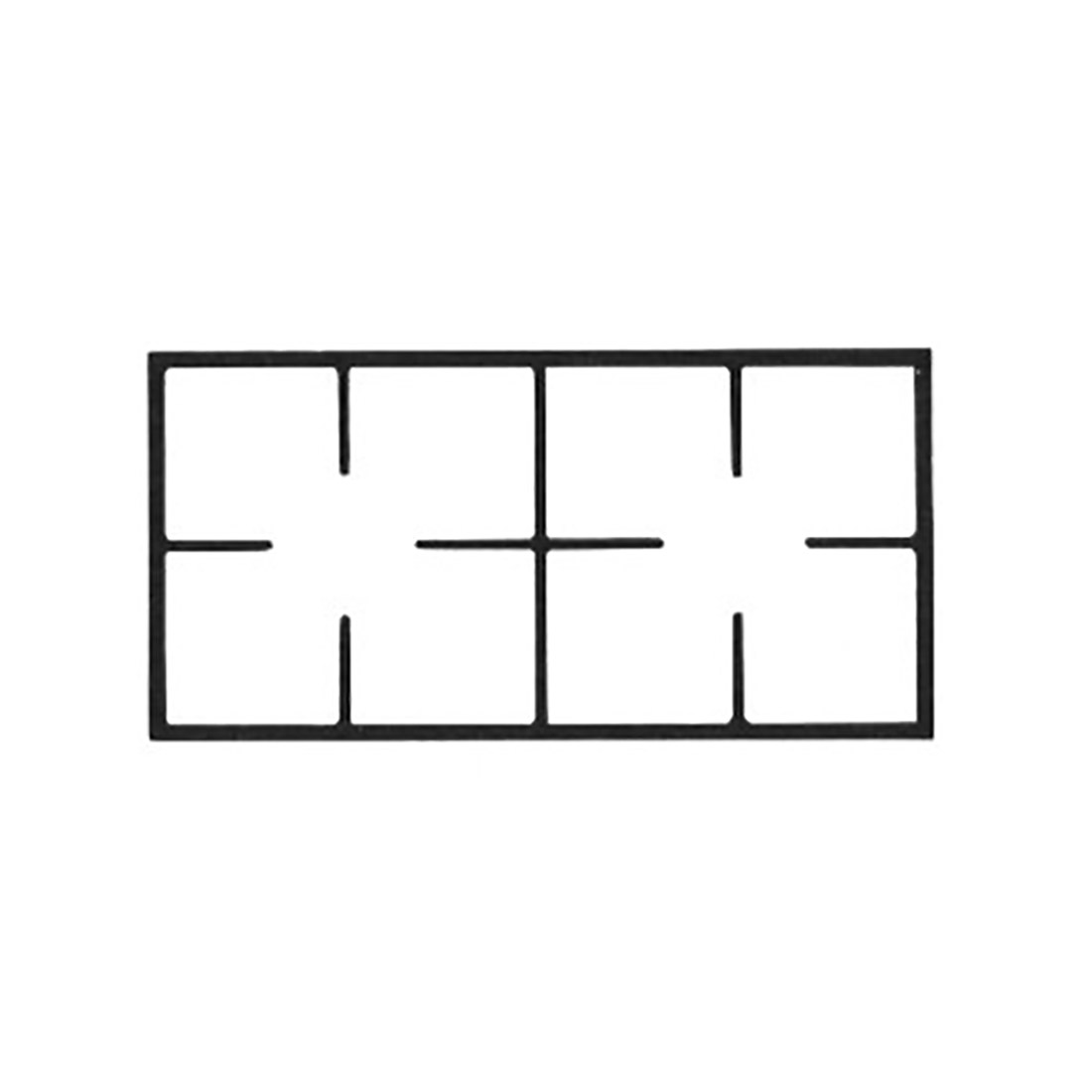 g5601.jpg GRIGLIA GHISA X STARGAS 2F. 460x230 - G5601 - immagine 1