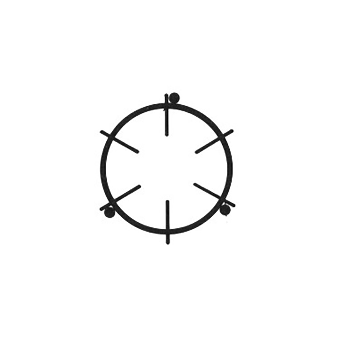 g5902.jpg GRIGLIA GHISA X TECNOGAS TONDA - G5902 - immagine 1