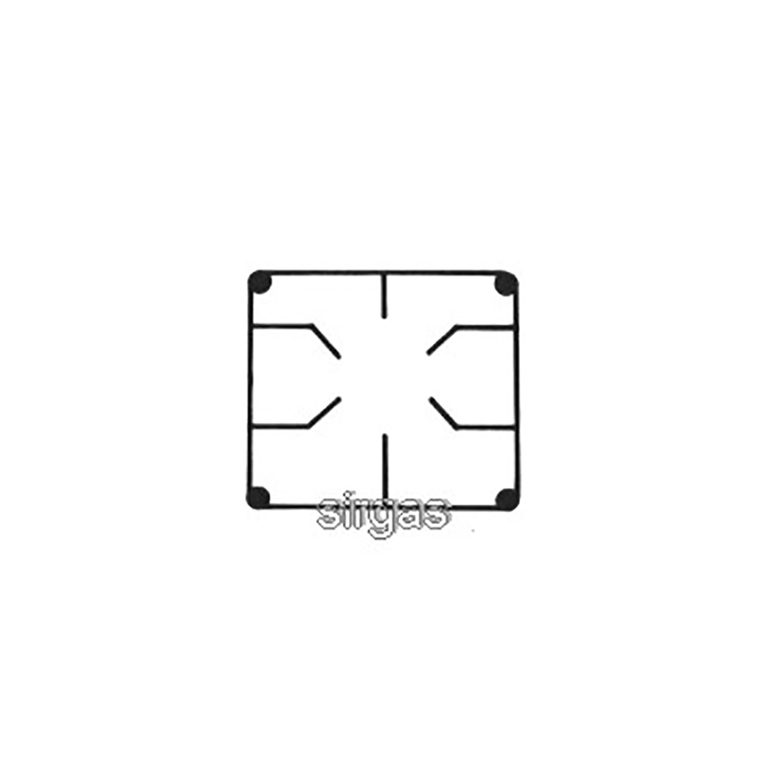 g6706.jpg GRIGLIA GHISA X ZOPPAS 1F. 250x220 - G6706 - immagine 1