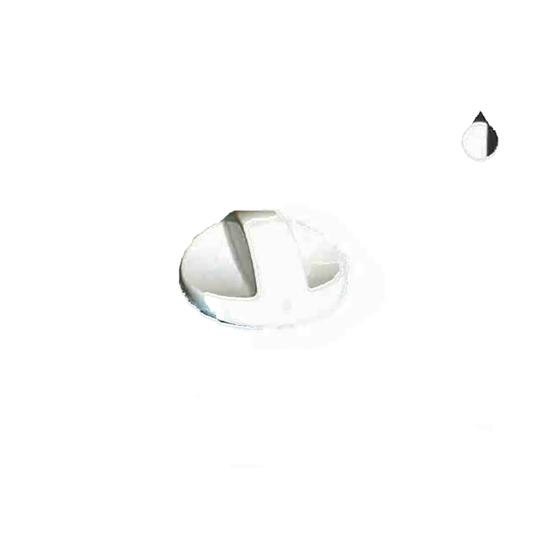 m4727.jpg MANOPOLA TIPO SAMET COL. BIAN. DIA.6 G=0 - M4727 - immagine 1