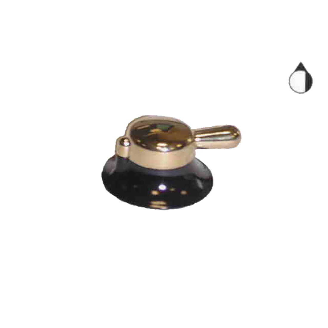 m6218.jpg MANOPLA TIPO TERIM DIA. 6 G-5 NERO-ORO - M6218 - immagine 1