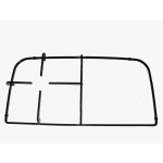 VEDI P2769 - GRIGLIA IN PIATTINA 2F. 450X220 NERA - P0290