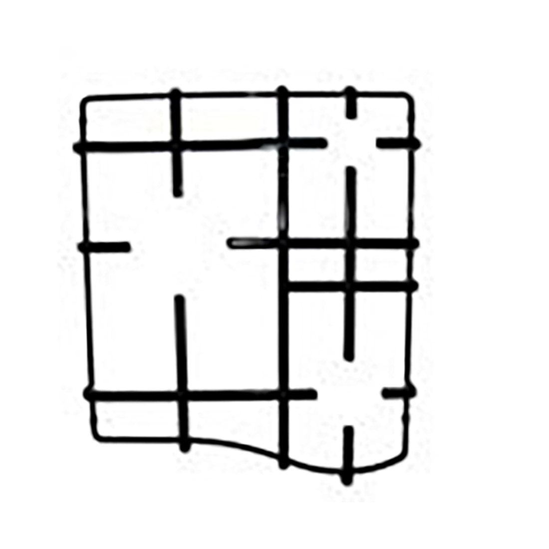 p2773.jpg GRIGLIA PIATTINA ARISTON / INDESIT 3 FUOCHI 419X350 C00303496 - P2773 - immagine 1