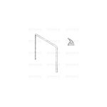 A0250 - GUARNIZIONE FORNO PER ARISTON 2 LUNETTE 2 GANCI 33X40X33