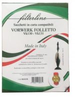 AF0021 - SACCHETTO PER VK130/131 IN CARTA -  MADE IN ITALY CONFEZIONE 6 PZ.