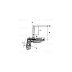 CF5990 - CF06 DX CERNIERE FORNO TECNOGAS DX