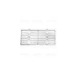 F0215 - GRIGLIA FILO 2F. X ARISTON 486X235