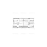 F0219 - GRIGLIA FILO 2F. X ARISTON 425X255